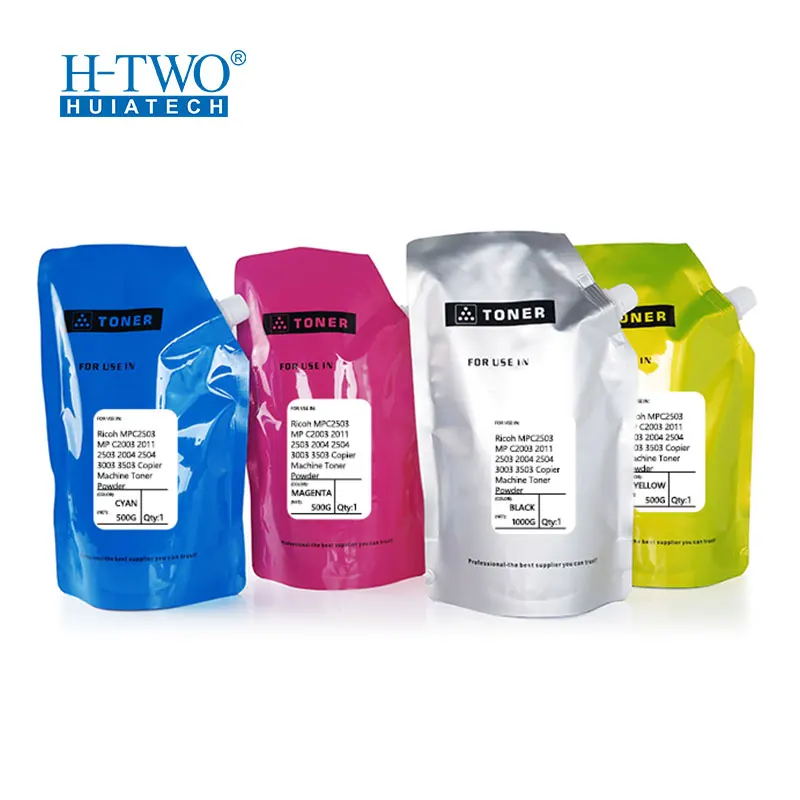 H-TWO NEW MPC2503 Copier Japan chemical ink bulk Toner Powder Refill for Ricoh MP C2003 2011 2503 2004 2504 3003 3503
