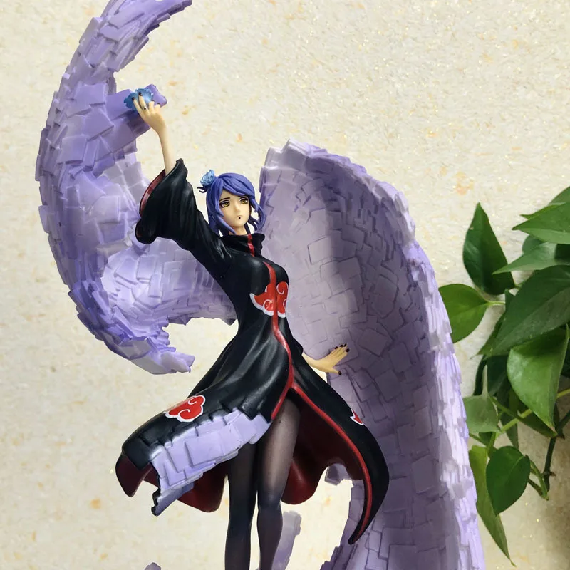 Hot selling Anime Shippuden Akazuki Konan Action Figure 36cm PVC Model Toys Character Figurines
