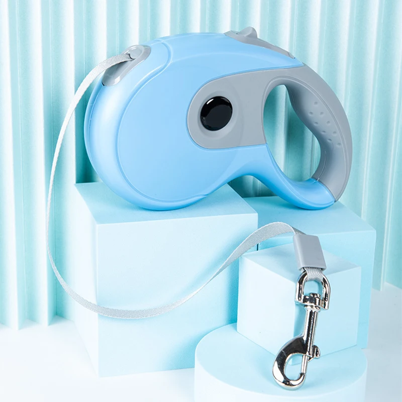 Custom Automatic Extendable Traction Training  Reflective Retractable Dog Leashes  Flexi Pet Leash Dog Leash LED