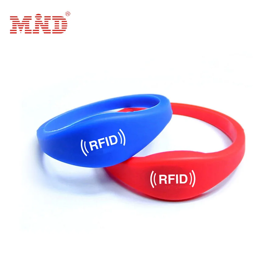 Wholesale custom bracelets silicone wristbands bracelet tag 13.56mhz nfc chip rfid wristband