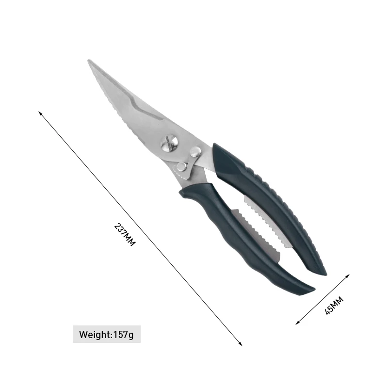 Amazon Hot Sale Kitchen Bone Scissors Stainless Steel Scissors Unique Kitchen Tools