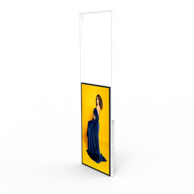 65 Inch 4K Dual Screens Outdoor 700nits 2500nits Jewellery Car Shop Window Advertising Display with with Android