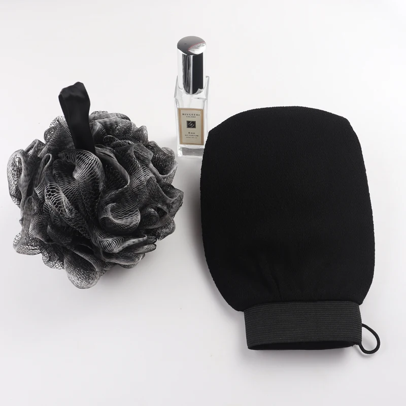 2024 Exfoliating Mitt Body Scrubber Bath Brush Deep Cleaning Bath Gloves For Dead Skin Removal Exfoliating Gloves