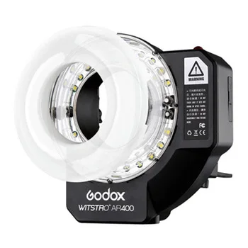 Godox AR400 400 Вт литий-ионный аккумулятор ЖК-панель мощная Макросъемка светодиодная Кольцевая вспышка Speedlite комплект освещения для видеосъемки камеры