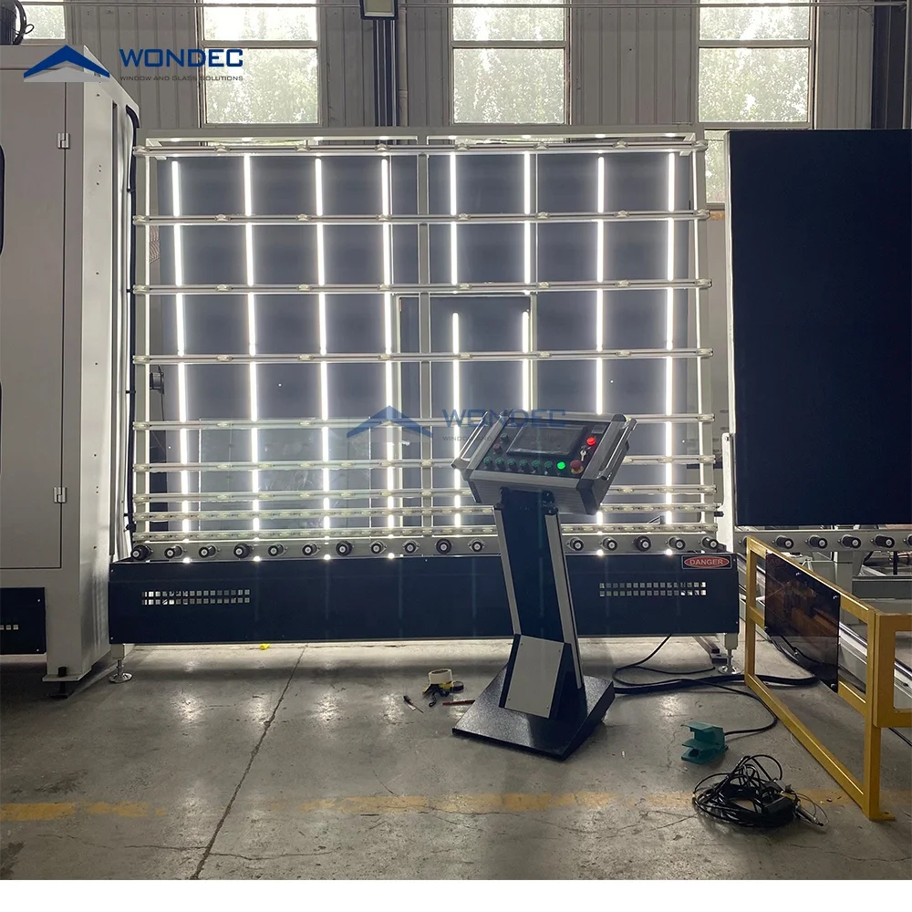 Automated Vertical Warm Edge IGU Production Line For Flexible Spacer Used On Processing of Coated Insulating Glass Units