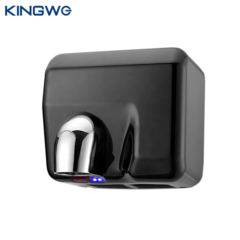 High Efficient Stainless Steel 360 Air Revolving Nozzle Electric Automatic Hand Dryer For Public Toilet