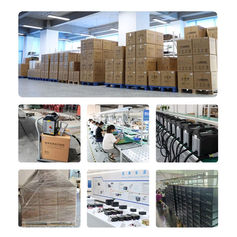 CNC LY With Big Promotion 50W 60W 80W  Portable Desktop Laser Marking Machine for Metal Maquina Laser Fibra Impresora Grabadora