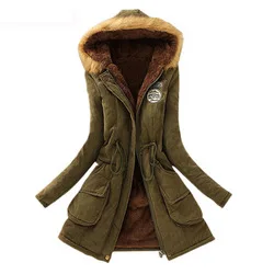 New Female Puff Jacket Thickening Cotton Jacket Womens Outwear Parkas For Women Winter Coat