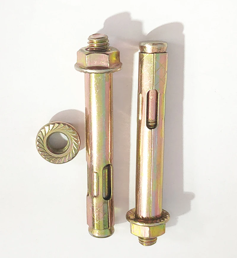 M6 to M20 C1022A Low Carbon Steel Sleeve Anchor With Flange-Nut.