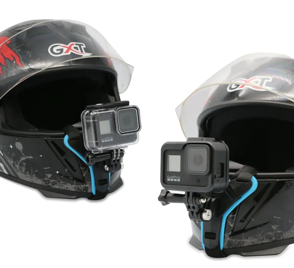 
SUREWO Motorcycle Helmet Chin Mount for Go Pro Hero 8/7/6/5 Black DJI Action Camera and More 