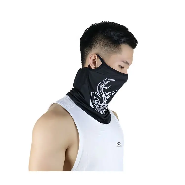 Wholesale Dust And Sun Protection 95% Polyester 5% Spandex Polyester Personalized Bandana