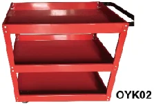 3 Layers Trolley Cart Wheels Mechanics Tool Trolley Workshop Garage Tool