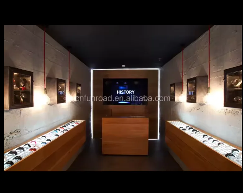 New Design Artistic Watch Display Stand Showcase for Retail Watch Store