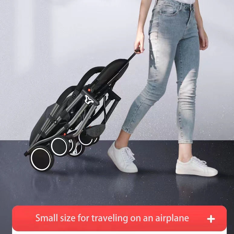 One Click Lightweight Infant Stroller,  3-in-1 Convertible Multi-Functional Pushchair,Tilting Mode Luxury Baby Stroller