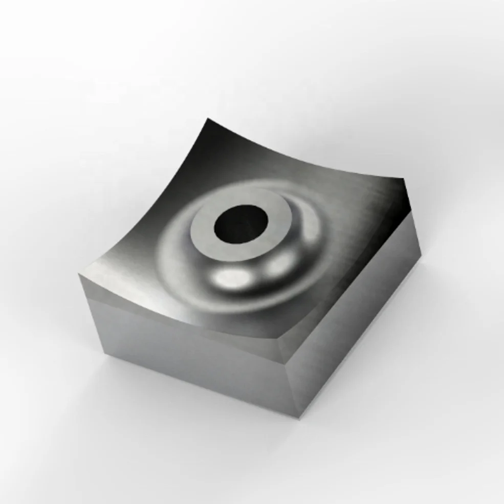 Single shaft shredder machine   blade for pvc pet rubber square rotor knife shredder blade