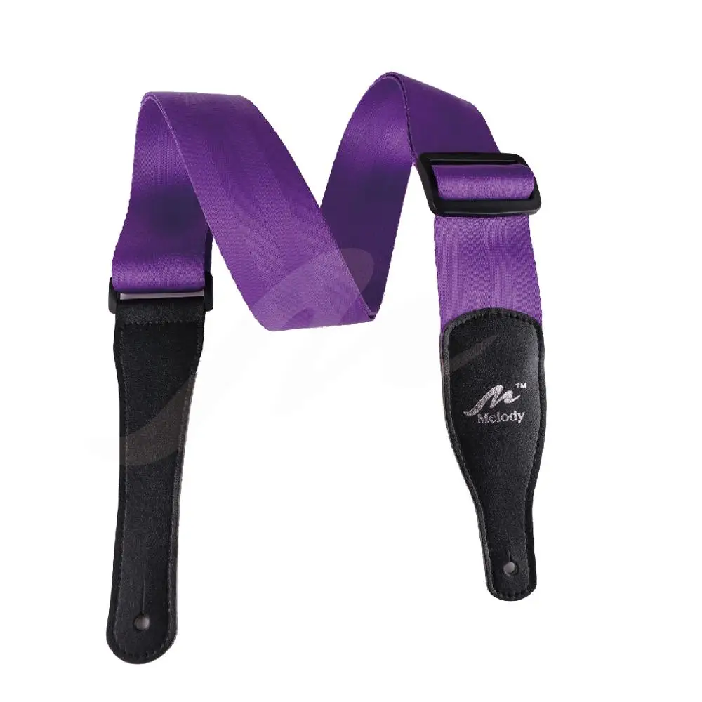 
Wholesale High Quality Vegan Custom Seatbelt Guitar Straps 
