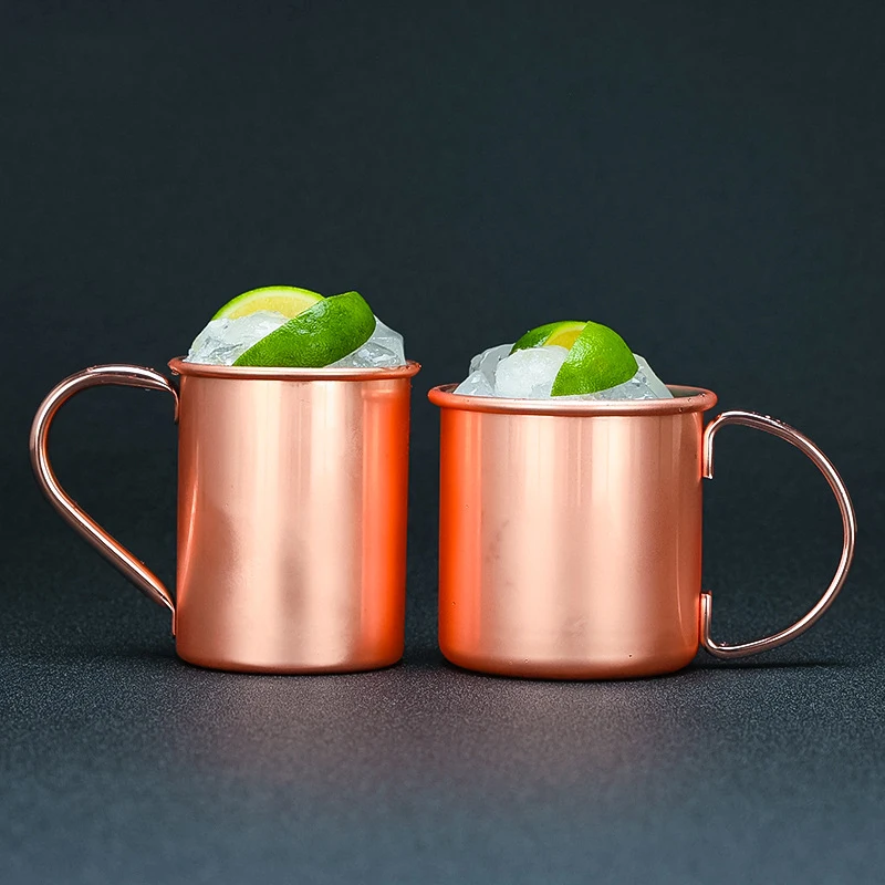 Wholesale Cheap Manufacturer Vodka Whiskey Wine Mug Copper Coffee Beer Drinking Cup Polished Moscow Mule Mug