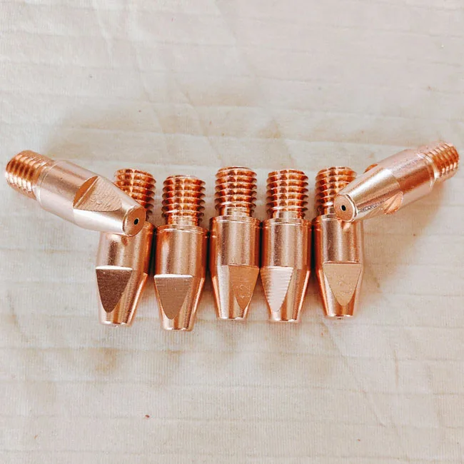 Часть пистолета MIG #140 0616 Binzel M10x35 CuCrZr Контактный наконечник для сварочной горелки