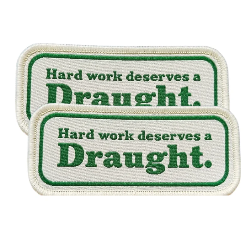 Custom LOGO Embroidery Patch Woven Factory Direct Supply Organic Cotton Fabric Tag Clothing Labels Woven Label for Apparel