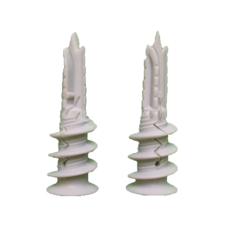 One-piece and split drywall anchors nylon anchor with screw