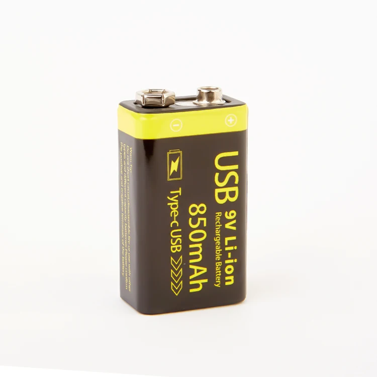 Competitive Price ChinaManufacture Fast Charge Rechargeable Battery Usb 9v Lithium Battery
