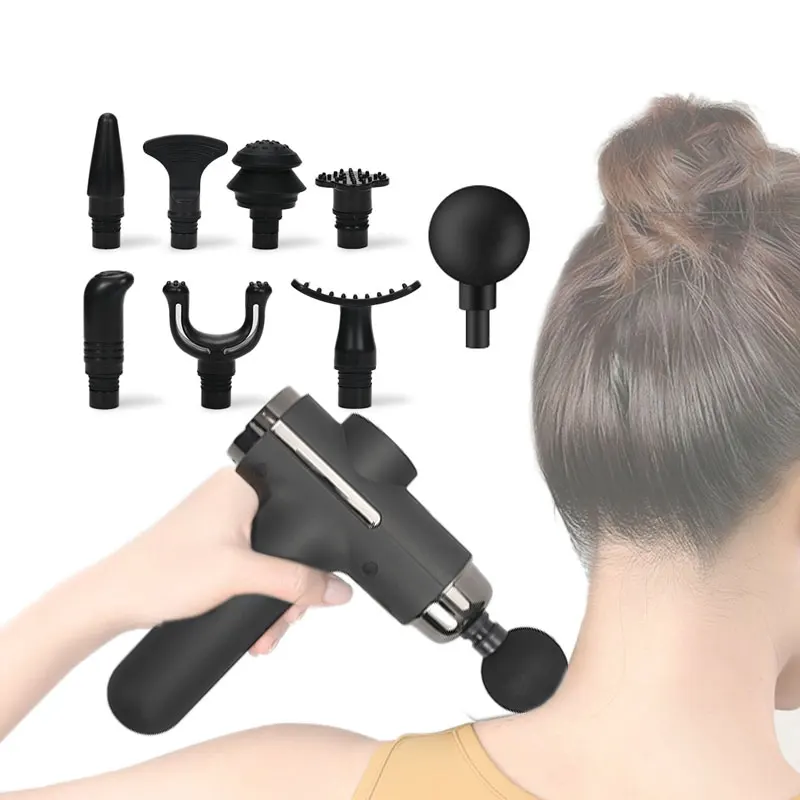 Professional Portable 12 Speeds Pain Relief Muscle Massager Deep Tissue Percussion Massage Gun For Athletes Fitness Enthusiasts