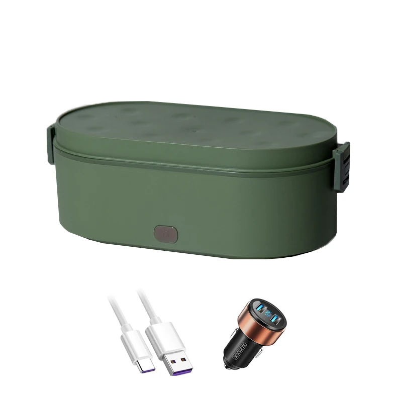 Power Bank USB Self Heat Lunch Box Electric Food Warmer Heated Lunch Box Electric USB For Office Outdoor