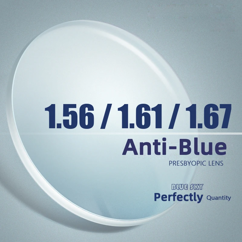 Wholesales 1.56/1.61/1.67 Hmc Green Anti Blue Cut Block Resin Eyeglass Lenses Price Aspheric White Cr39 Eyeglasses Optical Lens