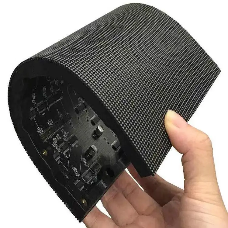 Gob защита передней 3840 обслуживания hz RGB Полноцветный SMD P2 P2.5 320*160 мм Внутренние модули светодиоды Гибкий светодиодный модуль