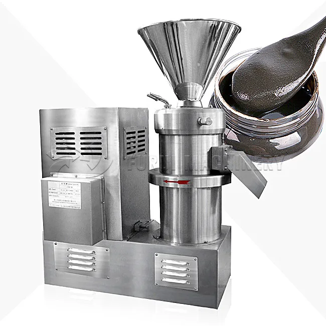 Trade Assurance mini peanut butter grinder machine/colloid mill for nuts paste/peanut butter production line