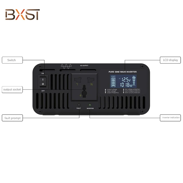  BX-IT003 600 Вт автономный немодулированный синусоидальный инвертор портативный солнечный постоянного тока в