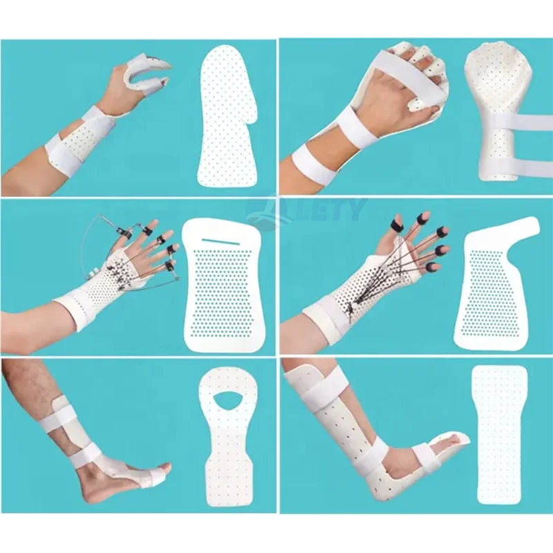 Medical reusable low temperature thermoplastic plate orthopedic material splinting sheet