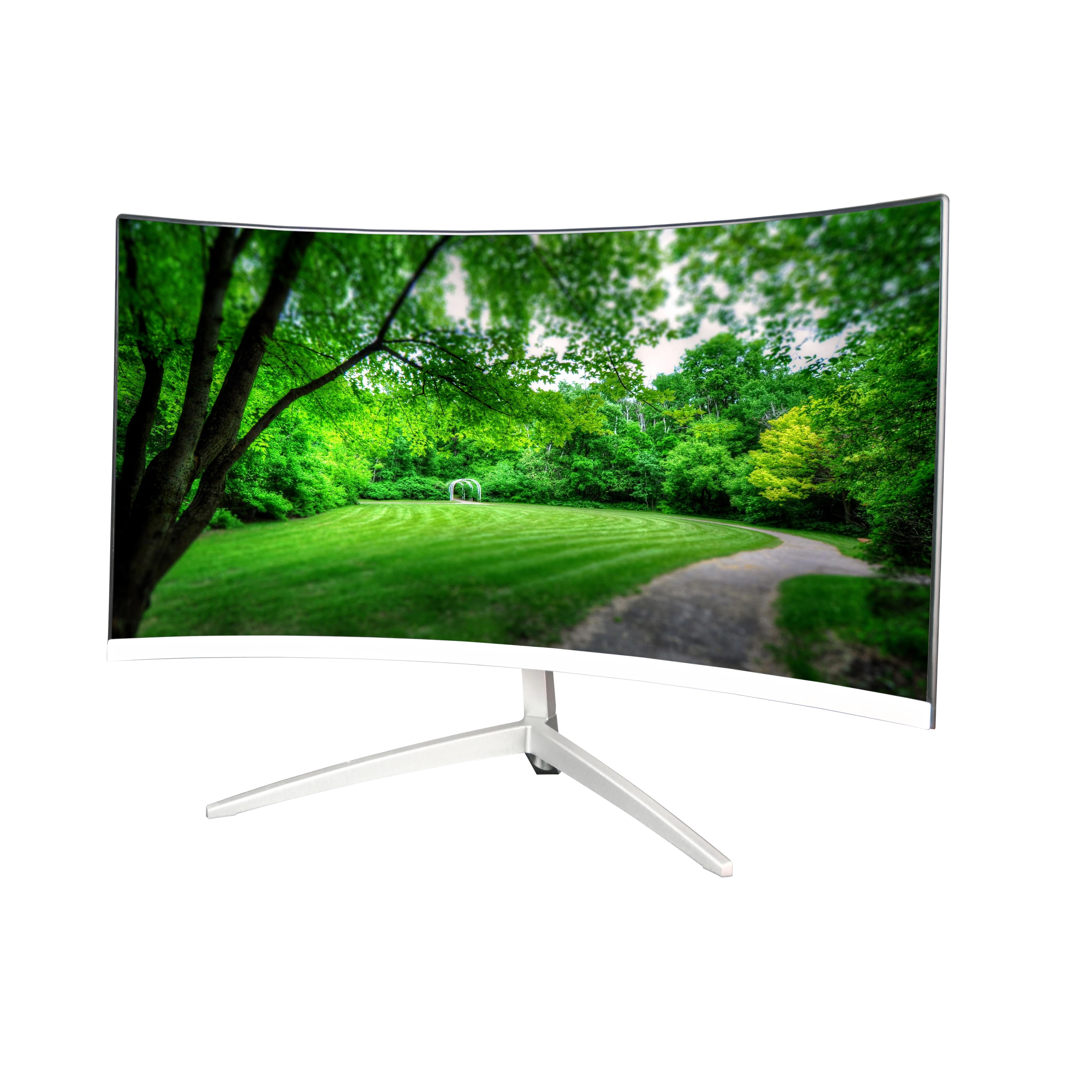 Hot Sell Wide Screen 24 Inch 75hz led 1080P PC  Curved Office  Desktop Monitor