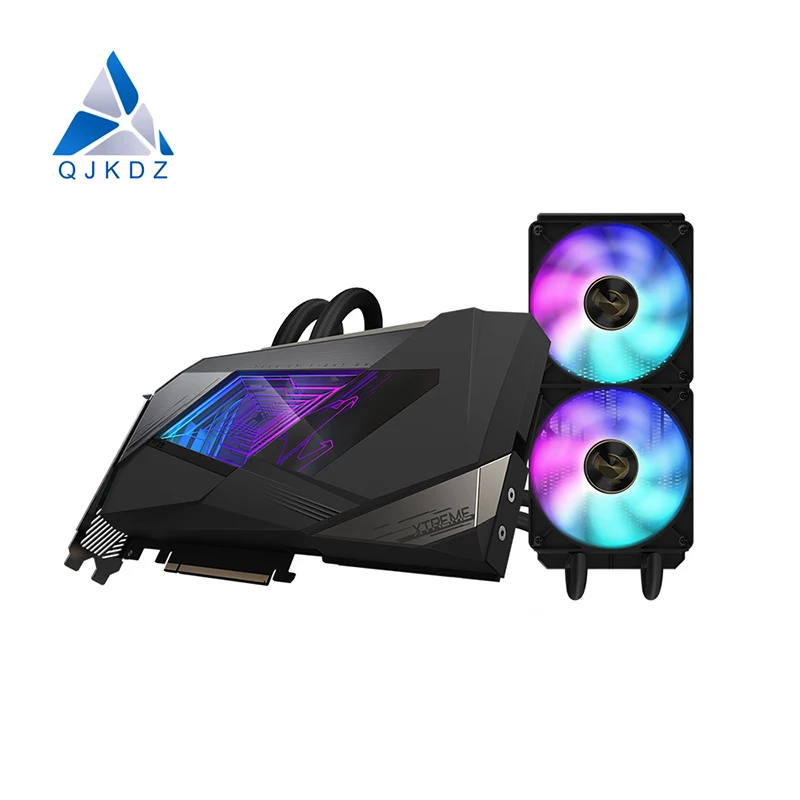 Новый интегрированный скульптуры воды GeForce RTX 3090 384-бит профессиональная видеокарта 24 ГБ gddr6x gpu