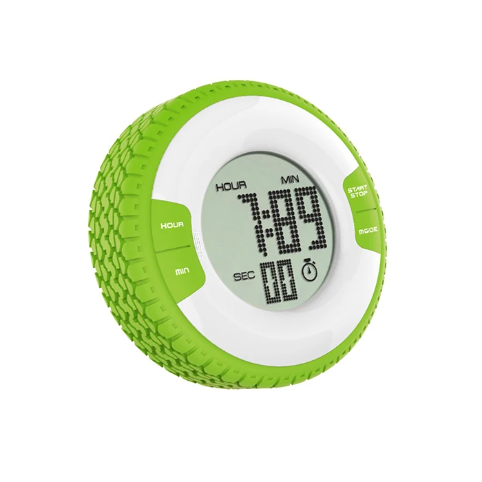 J&R Novelty Cooking Tools Multifunction Round Digital Countdown Countup 24 Hour Timer Kitchen Clock with Magnet Stand