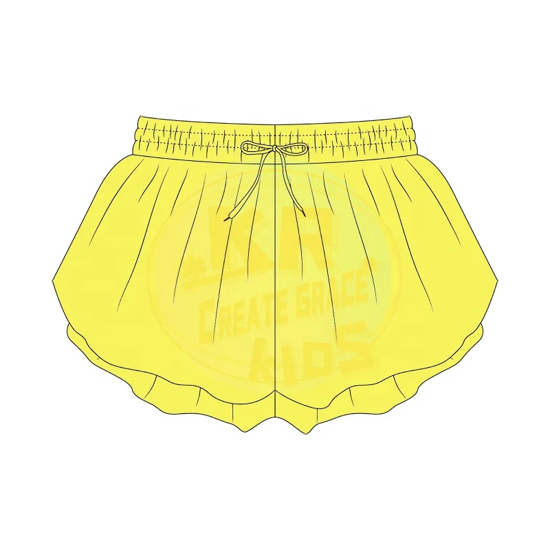 Customized Baby Kids Girl Skirt Tennis Sports Pants butterfly Shorts Yoga Sweet Girl Trousers Kids Active Wear