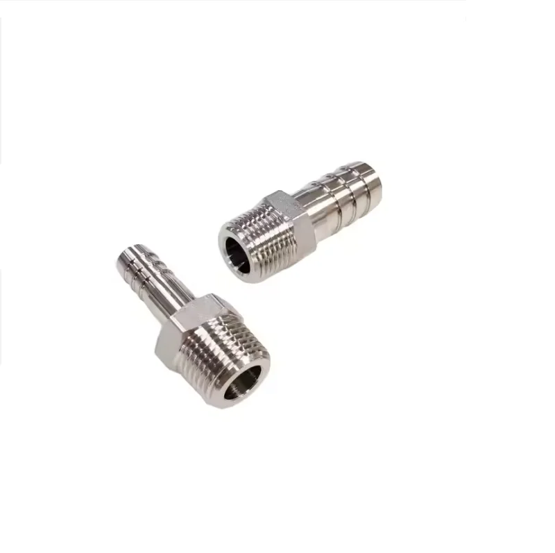 304 из нержавеющей стали BSP NPT 1/8 1/4 фитинги с наружной резьбой шестигранный шланг адаптер фитинг
