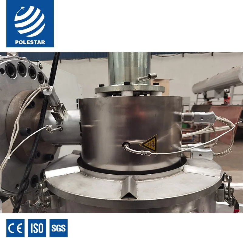 high performance plastic recycling pelletizing line by water cooling