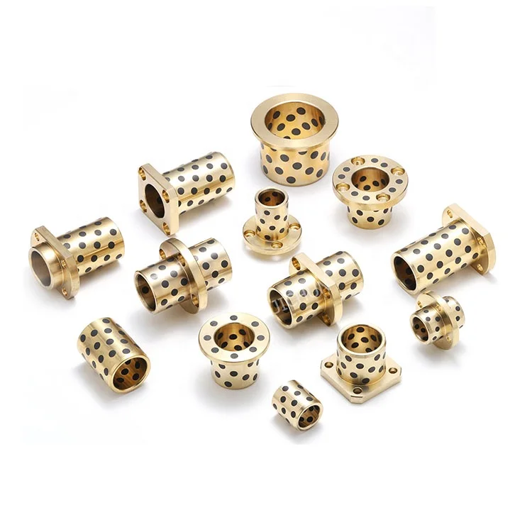 Durable Metric Bronze Bushing Oilless Graphite Plugged Guide Bush For Mold Die