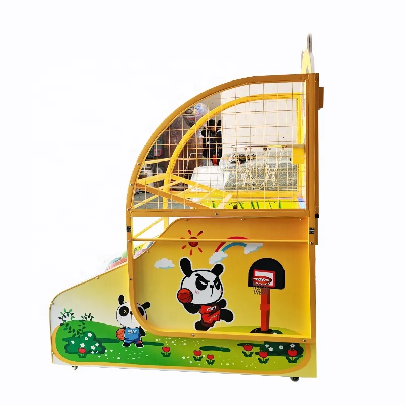 Children Playground Amusement Games Led Kids Shooter Arcade Coin Operated Basketball Game Machine For Sale
