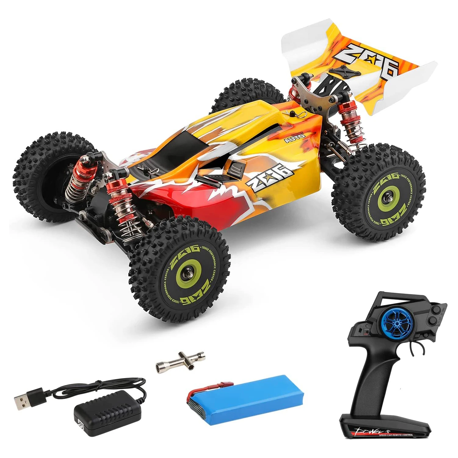 High Quality WL Toys 144010 1/14 Electric 4WD Off-Road Vehicle Brushless Motor Hobby Grade Ultra High Speed RC Cars