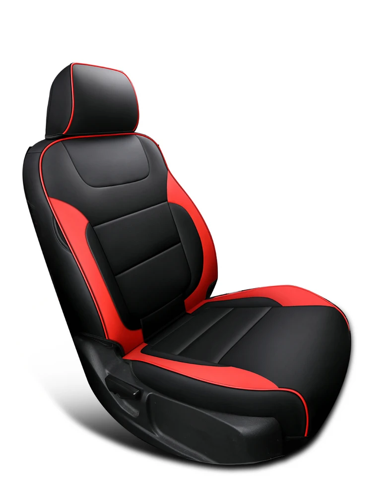 QP012 Seat Cushion Washer Cover 100%PU Leather Flexible Hatchback Waterproof Removable Former Foam Rover Backseat Enhance Zipper