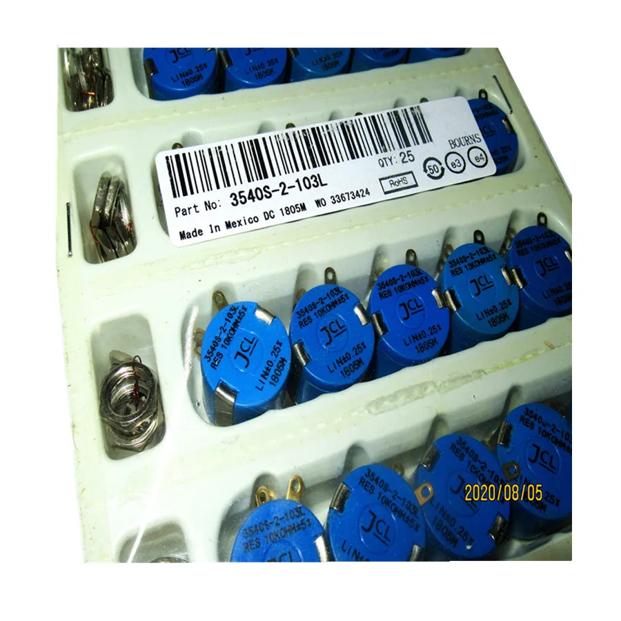 Multifunctional POT 10K OHM 2W WIREWOUND 3540S-2-502L potentiometer for wholesales