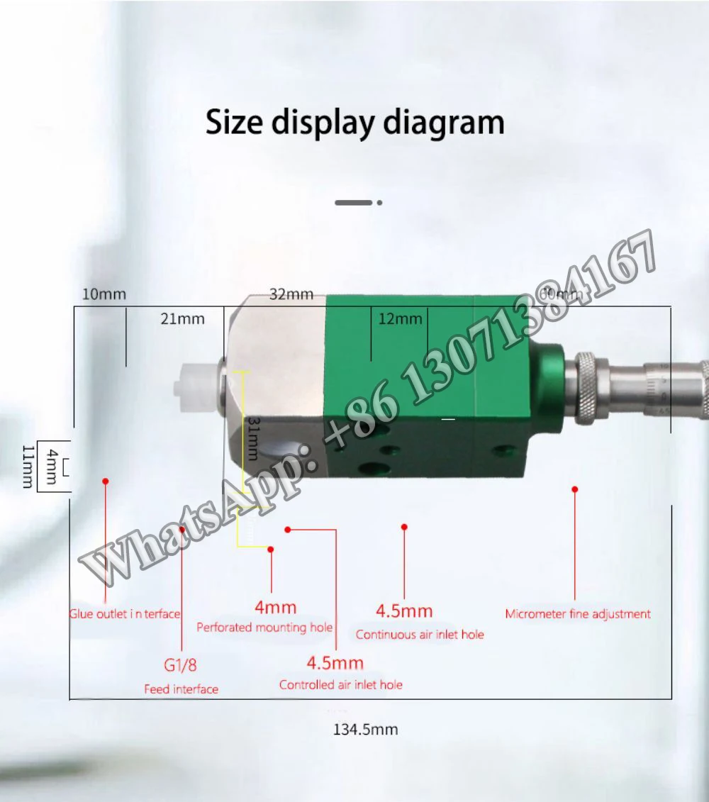 Metal Material Diaphra Anaerobic Valve, Wear-Resistant Corrosion-Resistant ,Quick Drying Anaerobic dispenser valve