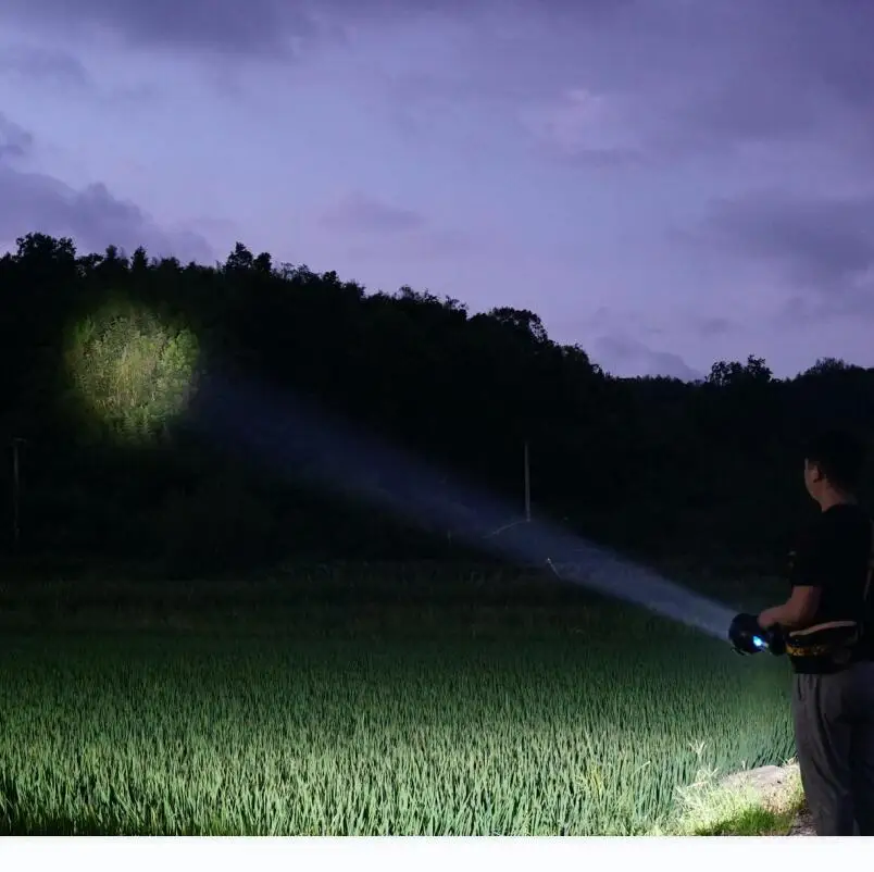 Сверхмощный перезаряжаемый поисковый Светильник 3000 люмен XHP70 ручной прожектор поисковый светильник для улицы