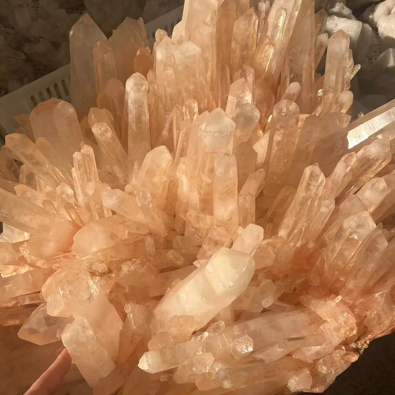 Bulk Wholesale Raw Rock Stone Large Clear Quartz Clusters Healing Rough Quartz Large Crystal Clusters