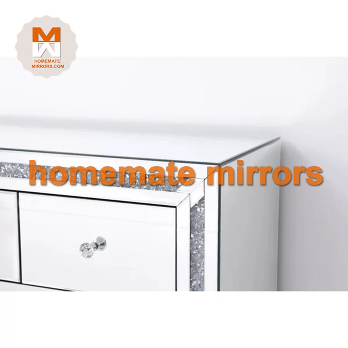 Лидер продаж Прямая продажа с завода комод зеркалом из дробленых