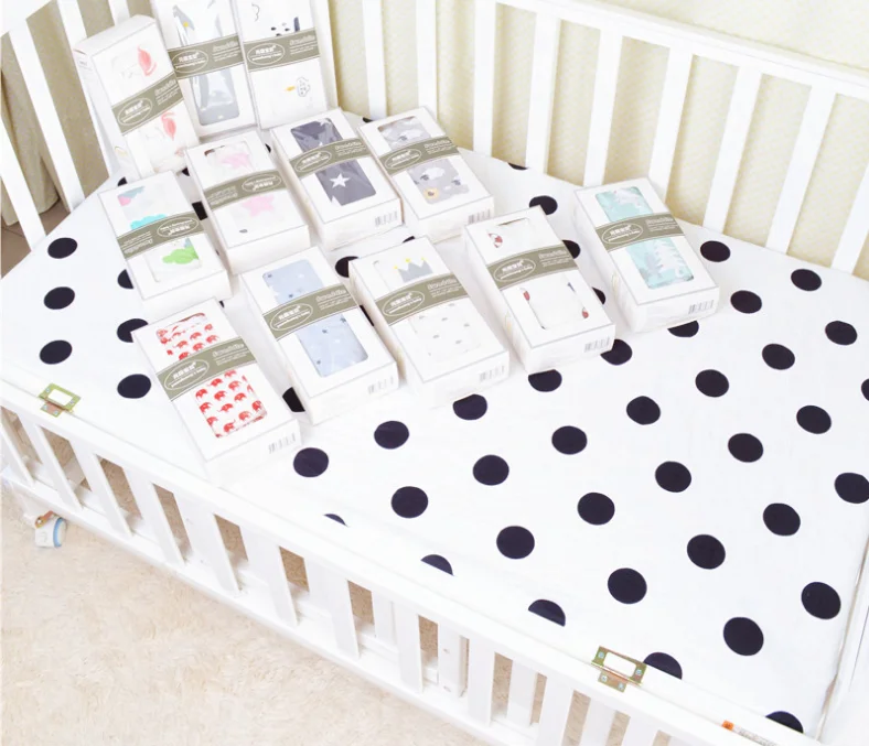 Изготовленный на заказ 100% из дышащего хлопка детская кровать простыни для детей органического сатин шпаргалки