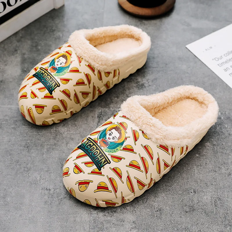 
Winter Trendy Casual Home Slippers Children Thick Sole Soft Bread Slippers For Women Men Original Brand Custom Slippers Shoes 