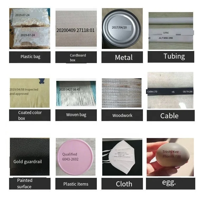 Online TIJ Inkjet Printer Expired Date and Production GS1 Code QR CODE Inkjet Barcode Labelling